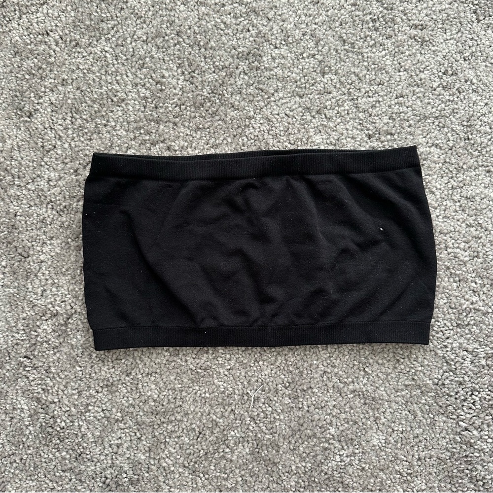 Black Bandeau Top